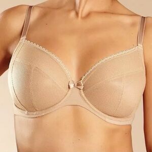 Chantelle Parisian Plunge Underwire Bra, Nubuck, 32D